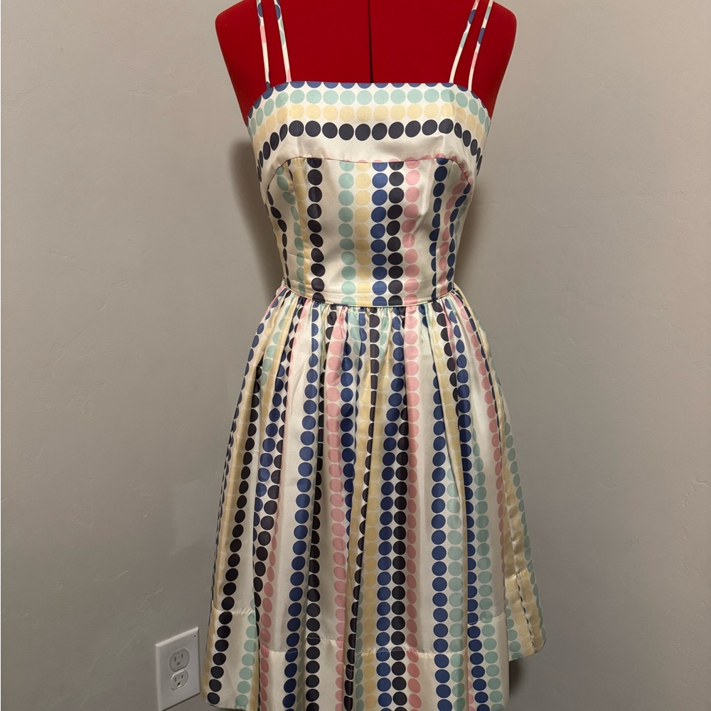 Classic Polka Dot Striped Dress